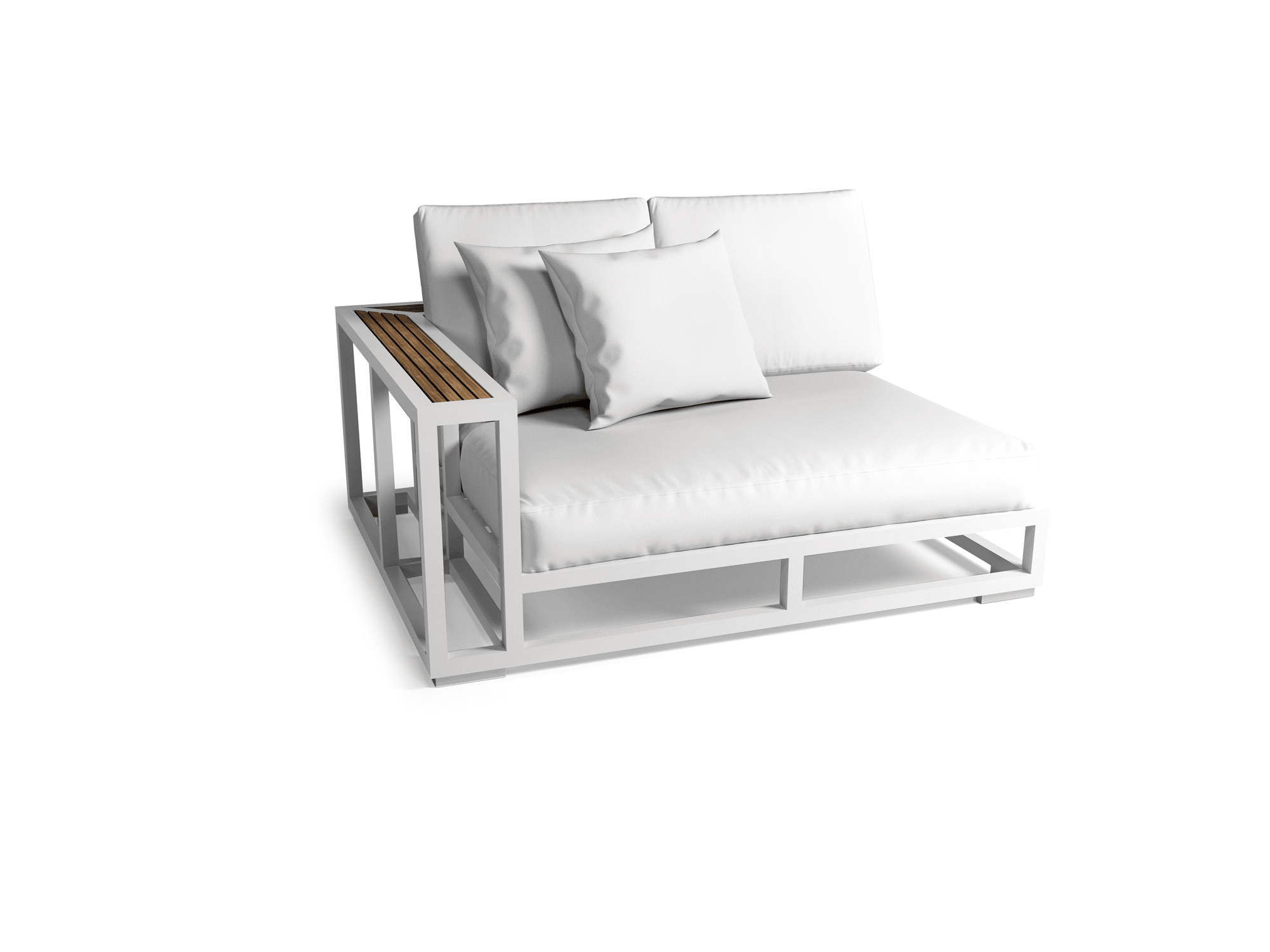 Delice Love seat in Griege - Euro Living Furniture