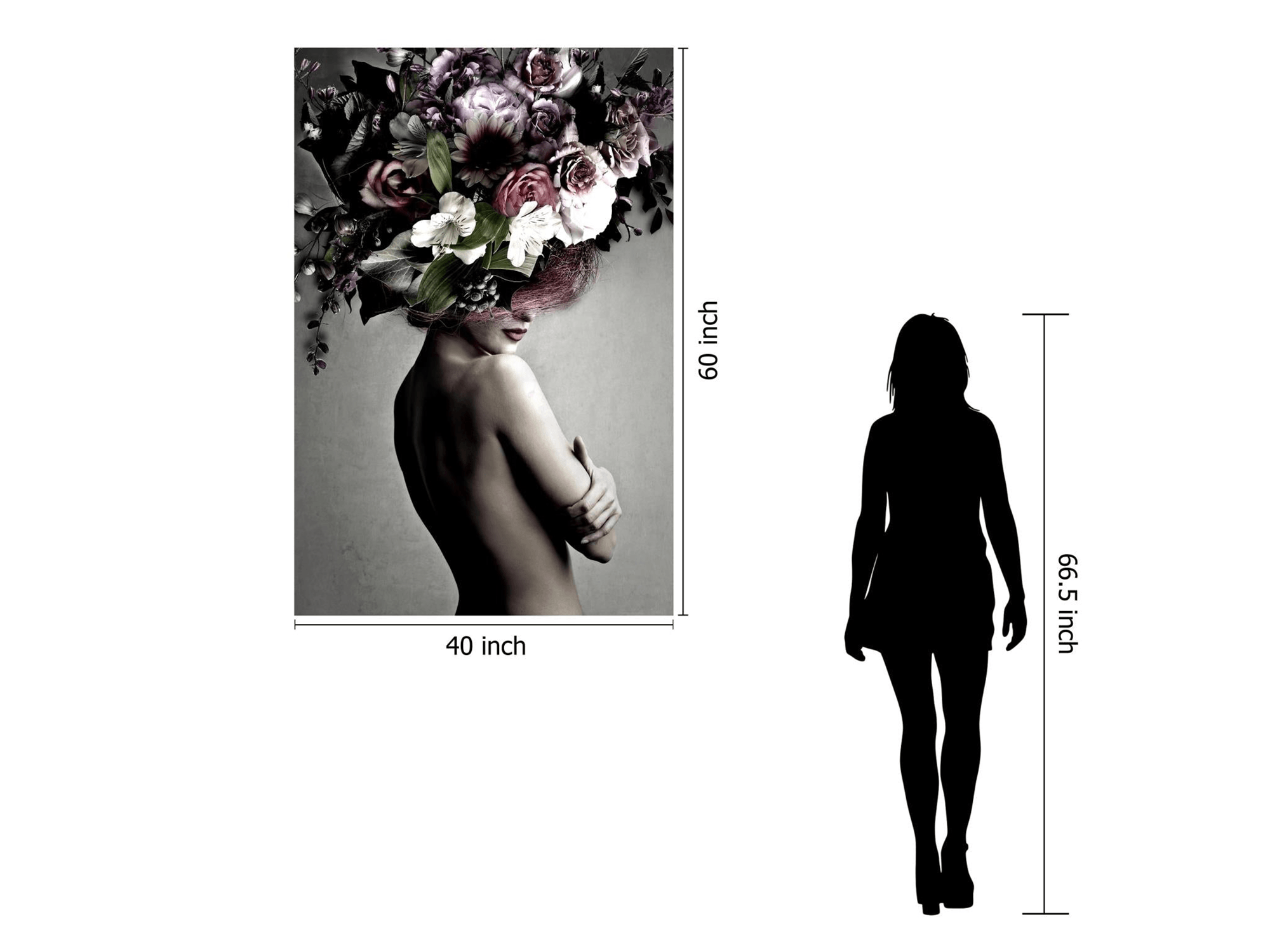 Floral Headdress - Euro Living Furniture