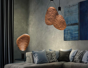 SHIREEN HANGING LAMP, MEDIUM - Euro Living Furniture