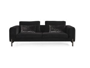 Salena Sofa Black - Euro Living Furniture