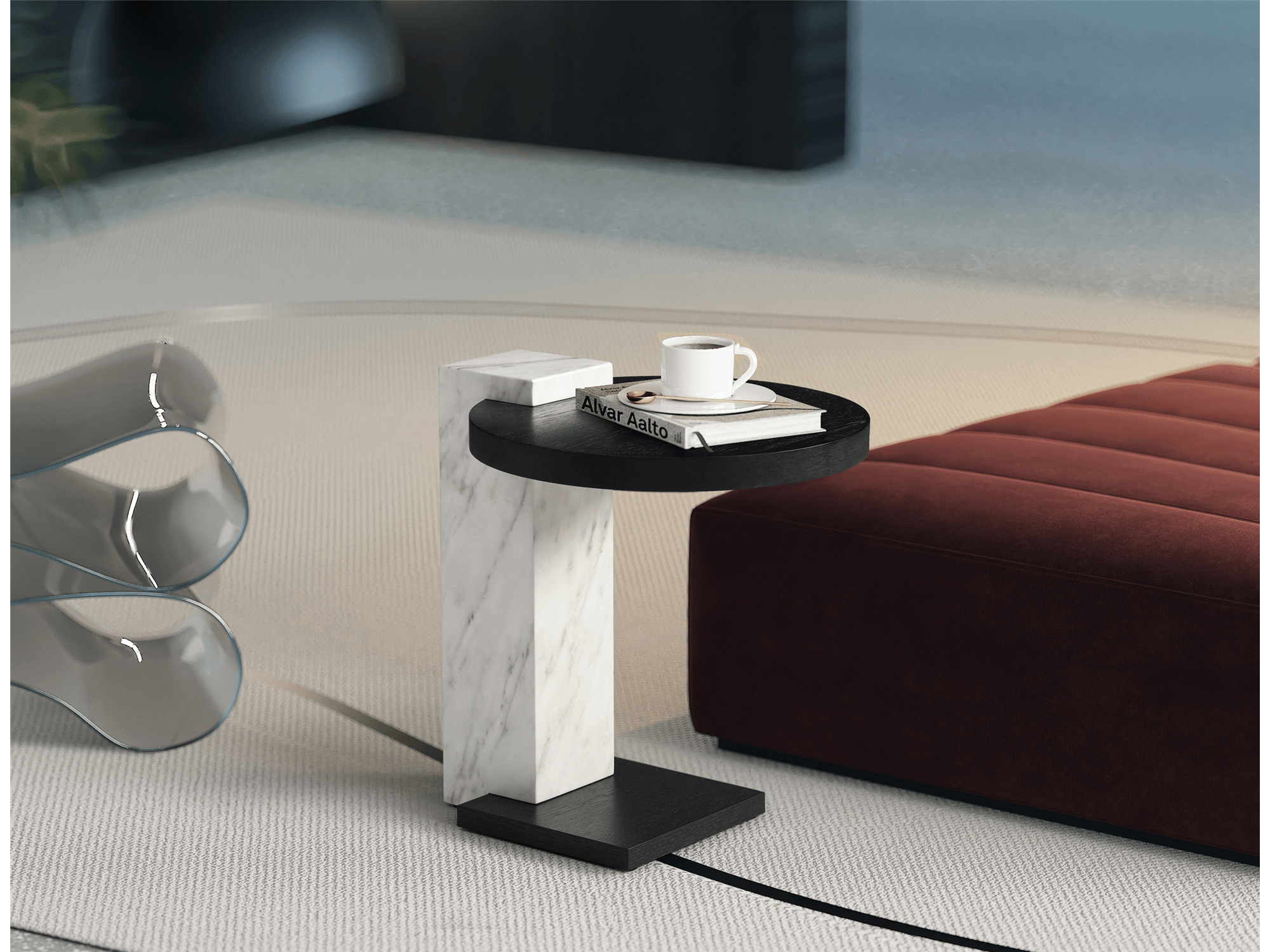 Hepburn Side Table - Euro Living Furniture
