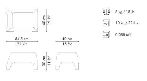 SAFARI PLANTERS, SHORT - Euro Living Furniture