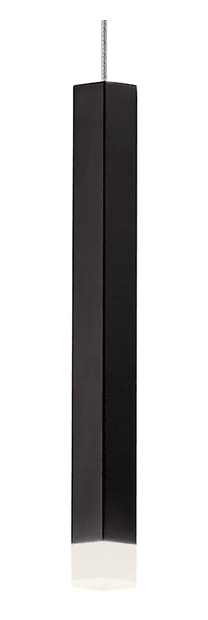 Soho 1 Light Black Pendant - Euro Living Furniture