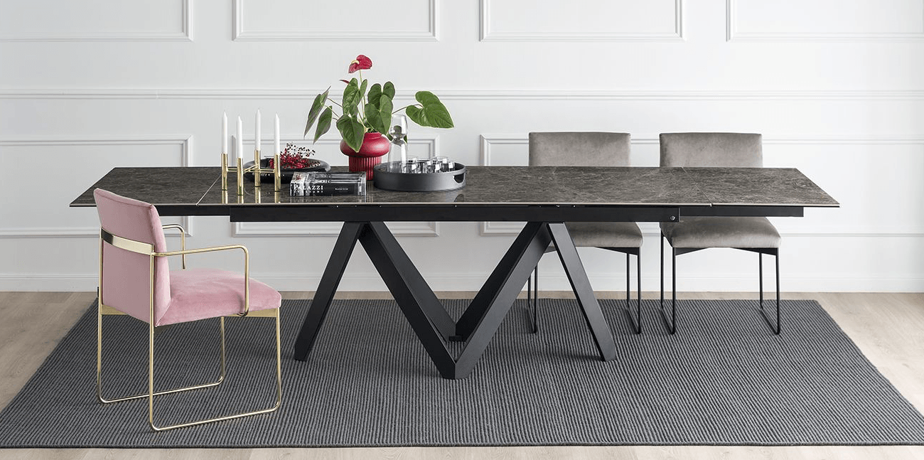 Gala Fabric Dining Chair - Euro Living Furniture