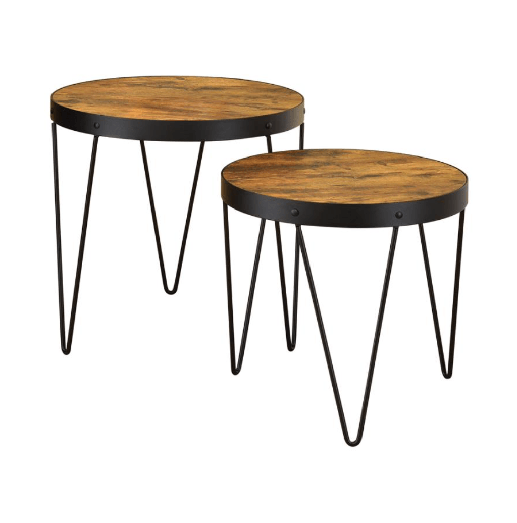 Santi End Tables (Set of 2) - Euro Living Furniture