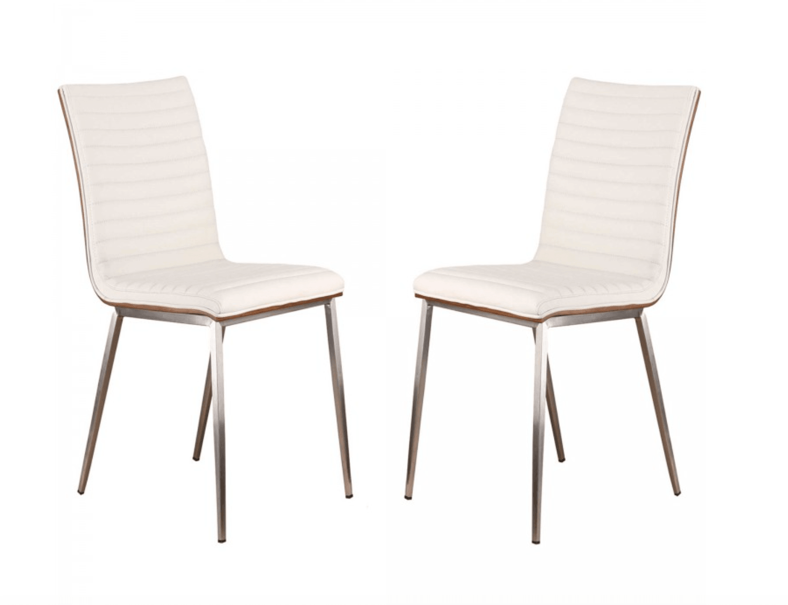 Cassio Chair - White - Euro Living Furniture