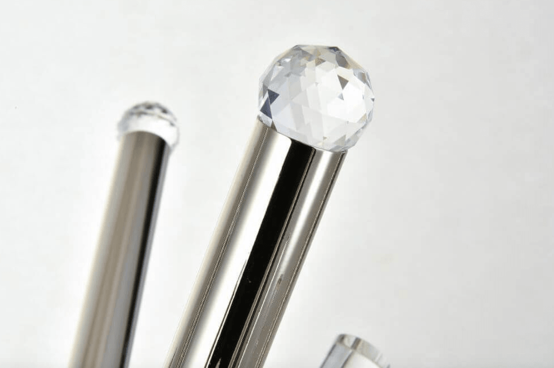 Maxwell 38" 14 light Polished Nickel Chandelier Clear Royal Cut Crystal - Euro Living Furniture