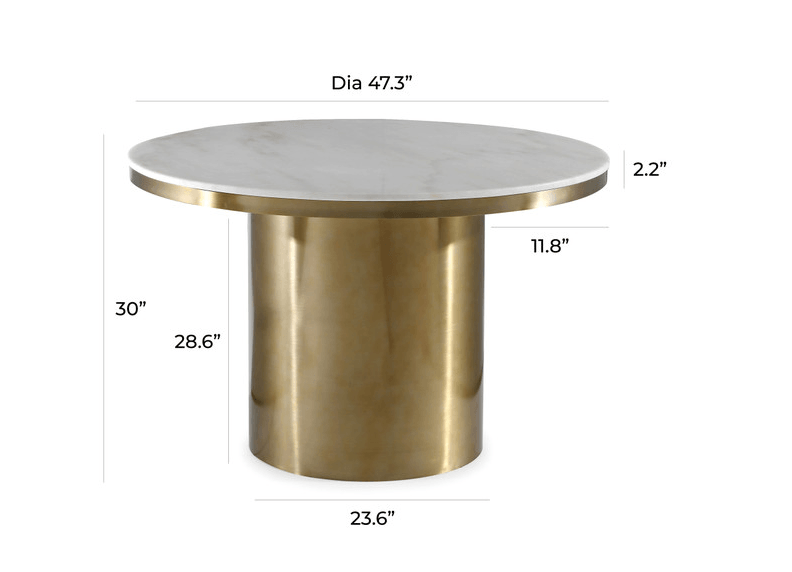 Alish Dining Table - Euro Living Furniture