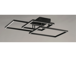 Traverse Ceiling Light 35" black - Euro Living Furniture