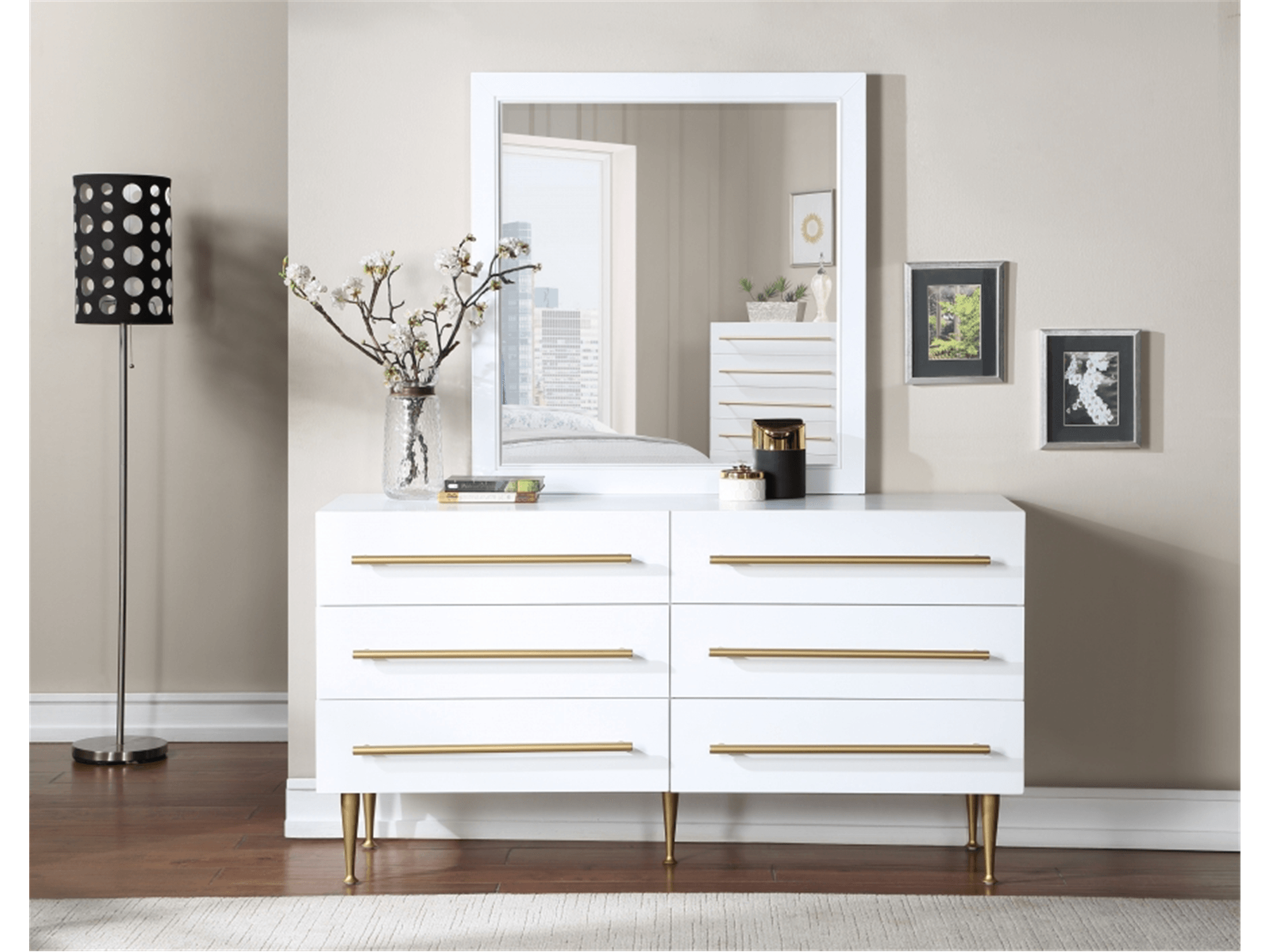 Marisol Dresser - Euro Living Furniture
