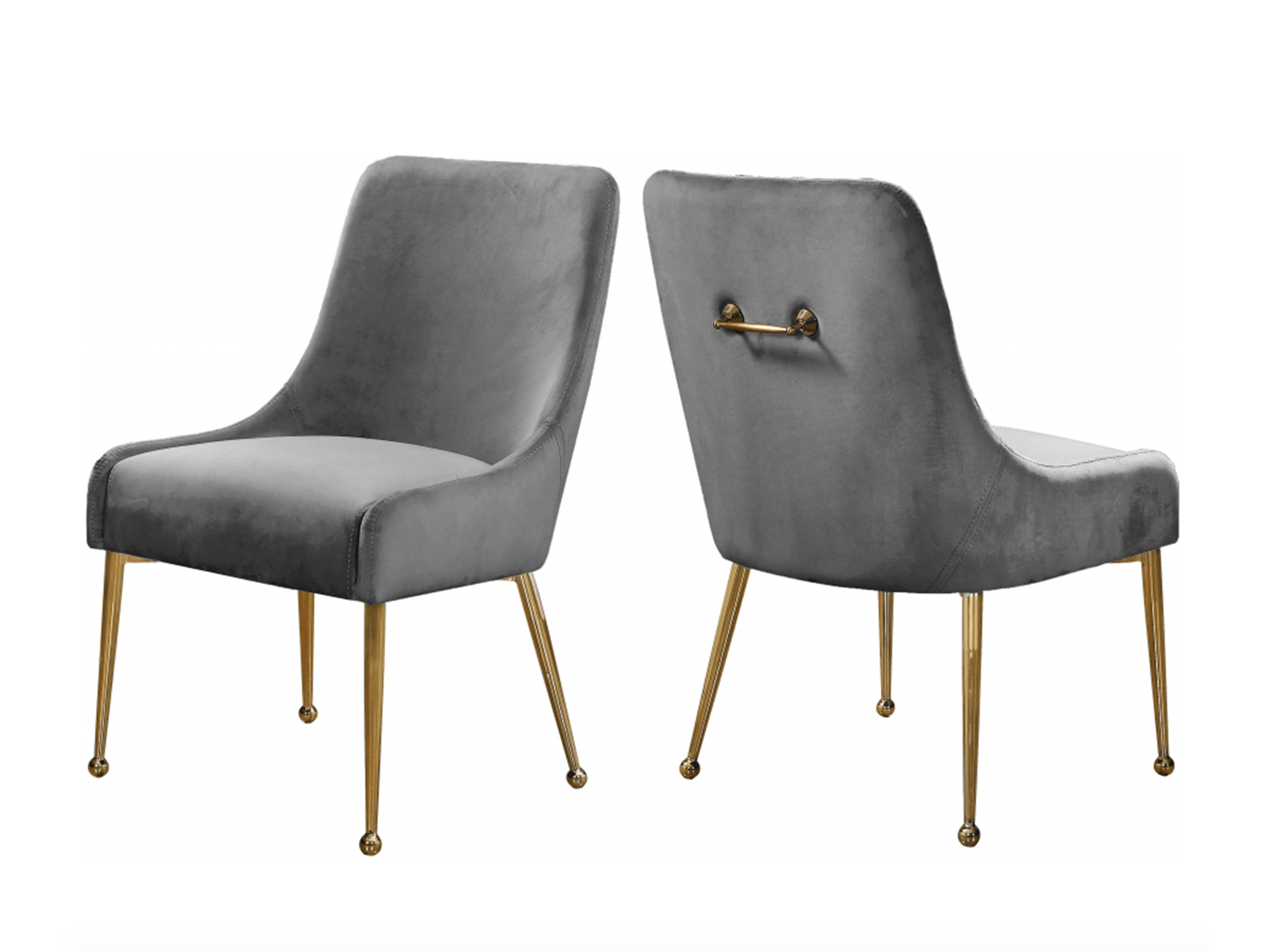 Lowery Velvet dining Chair - Euro Living Furniture