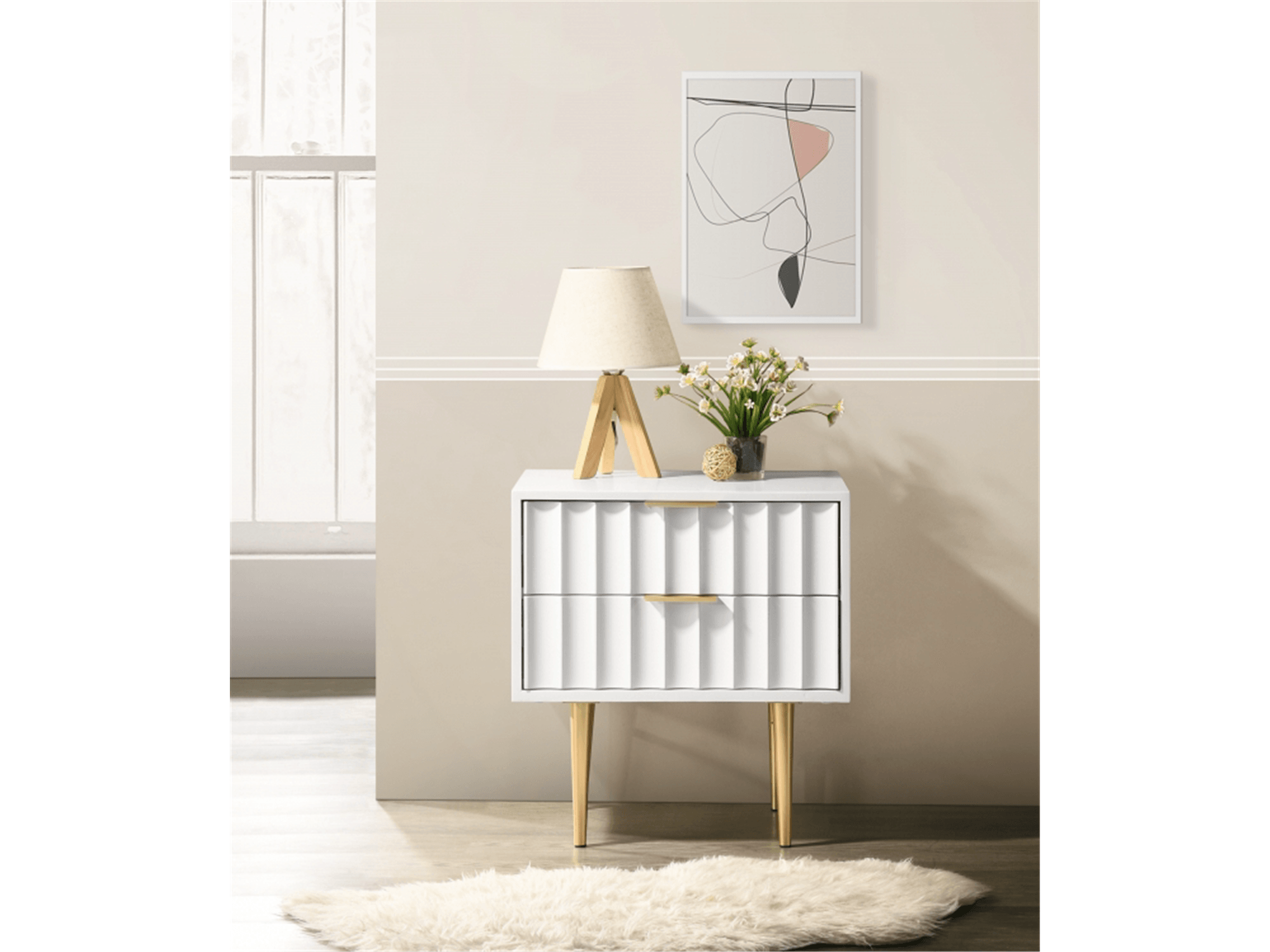 Modernista Nightstand - Euro Living Furniture