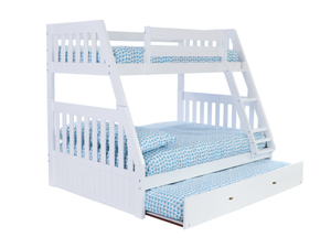 Twin over Full Bunk Bed - Euro Living Furniture