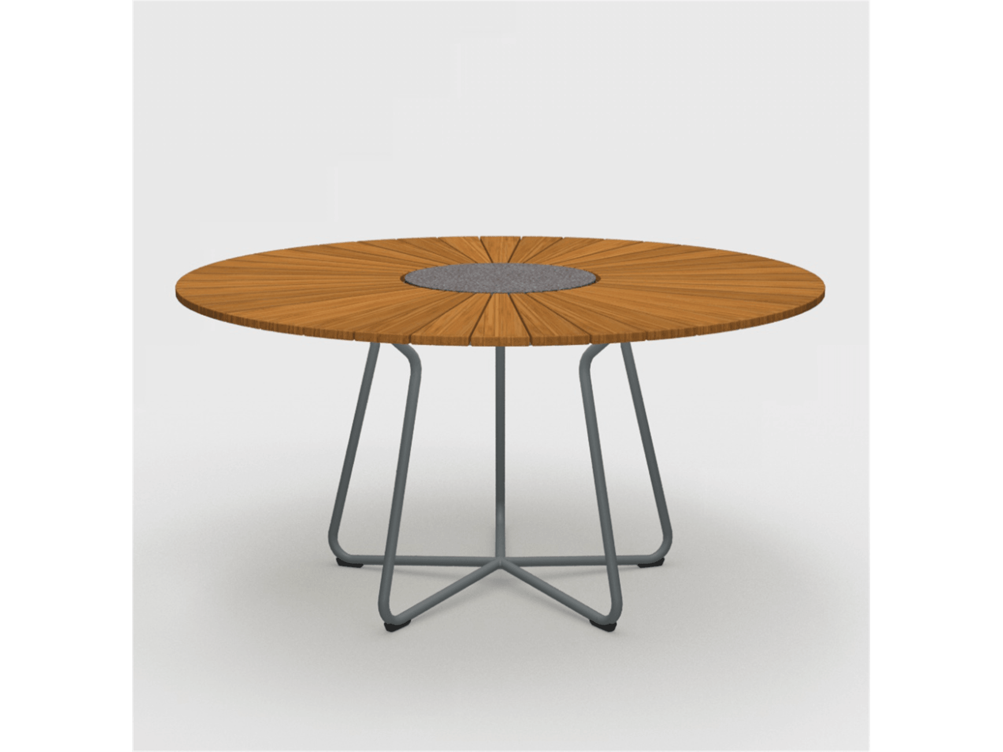 Circle Bamboo Dining Table - Euro Living Furniture