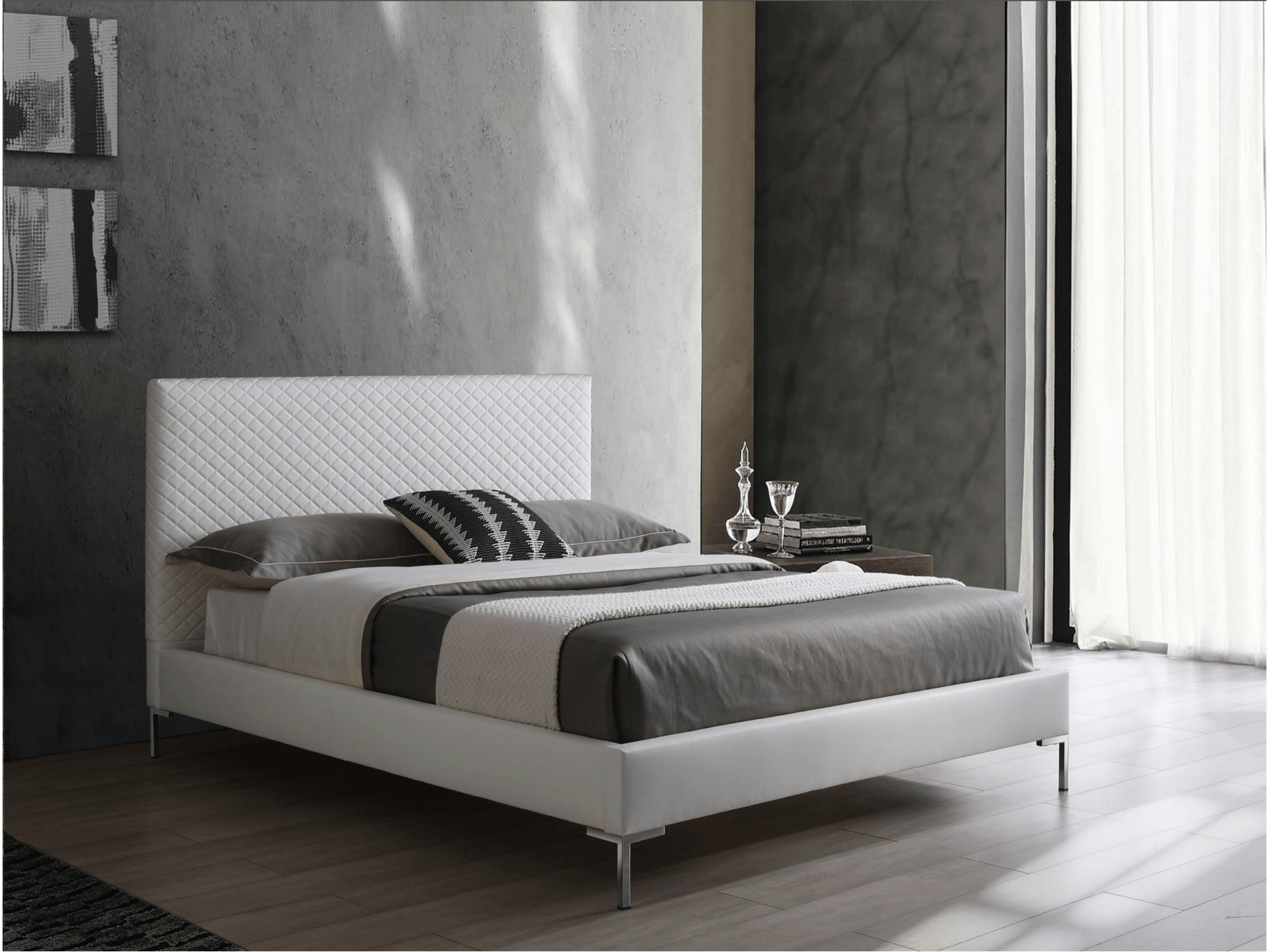Eliza Queen Bed - Euro Living Furniture