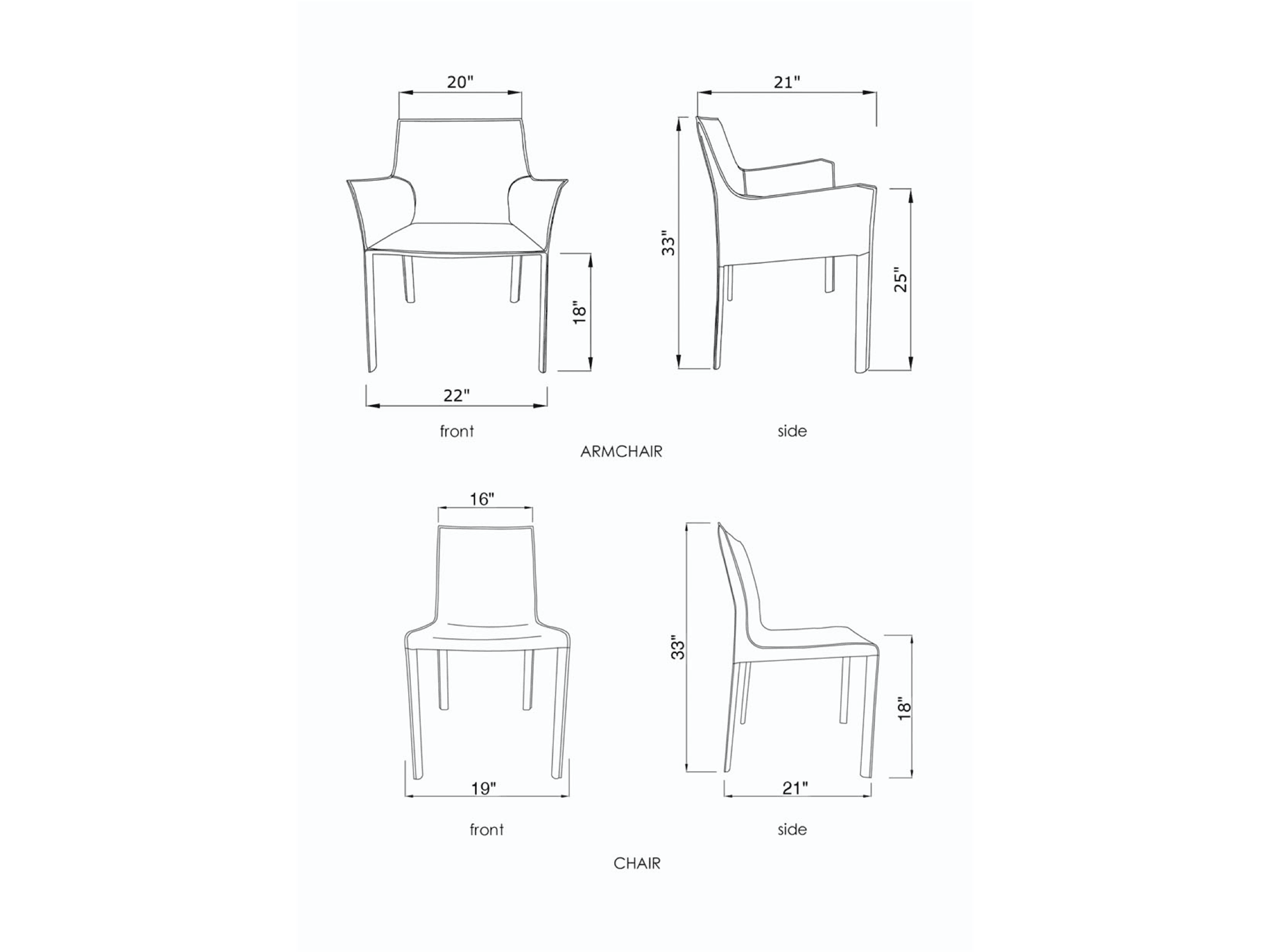 Flare Dining Chair - Euro Living Furniture