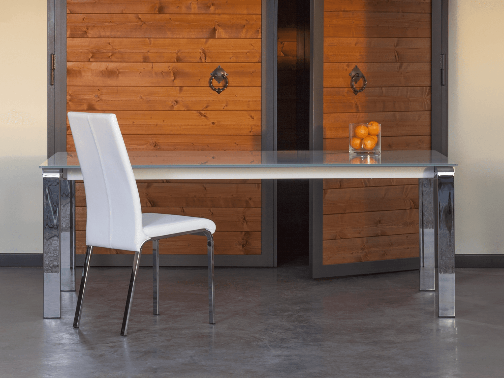 Loti Italian Leather Dining Chair - Euro Living Furniture