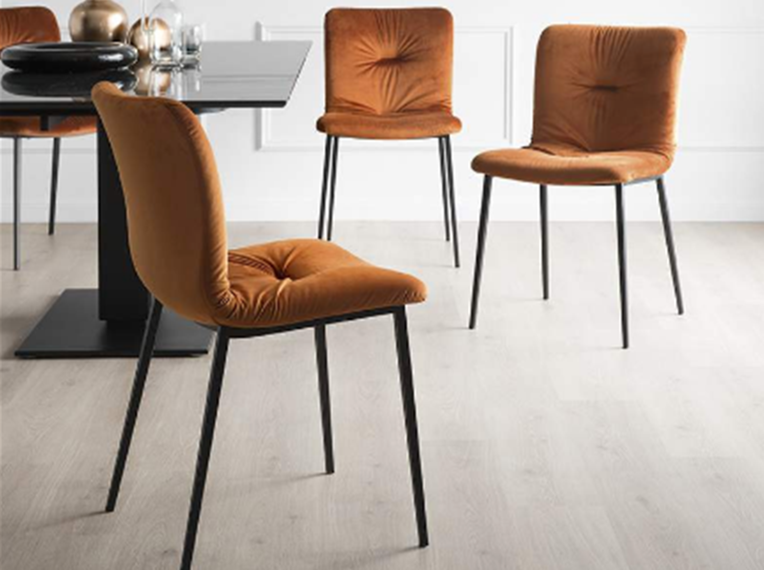 Annie Soft Dining Chair II - Euro Living Furniture