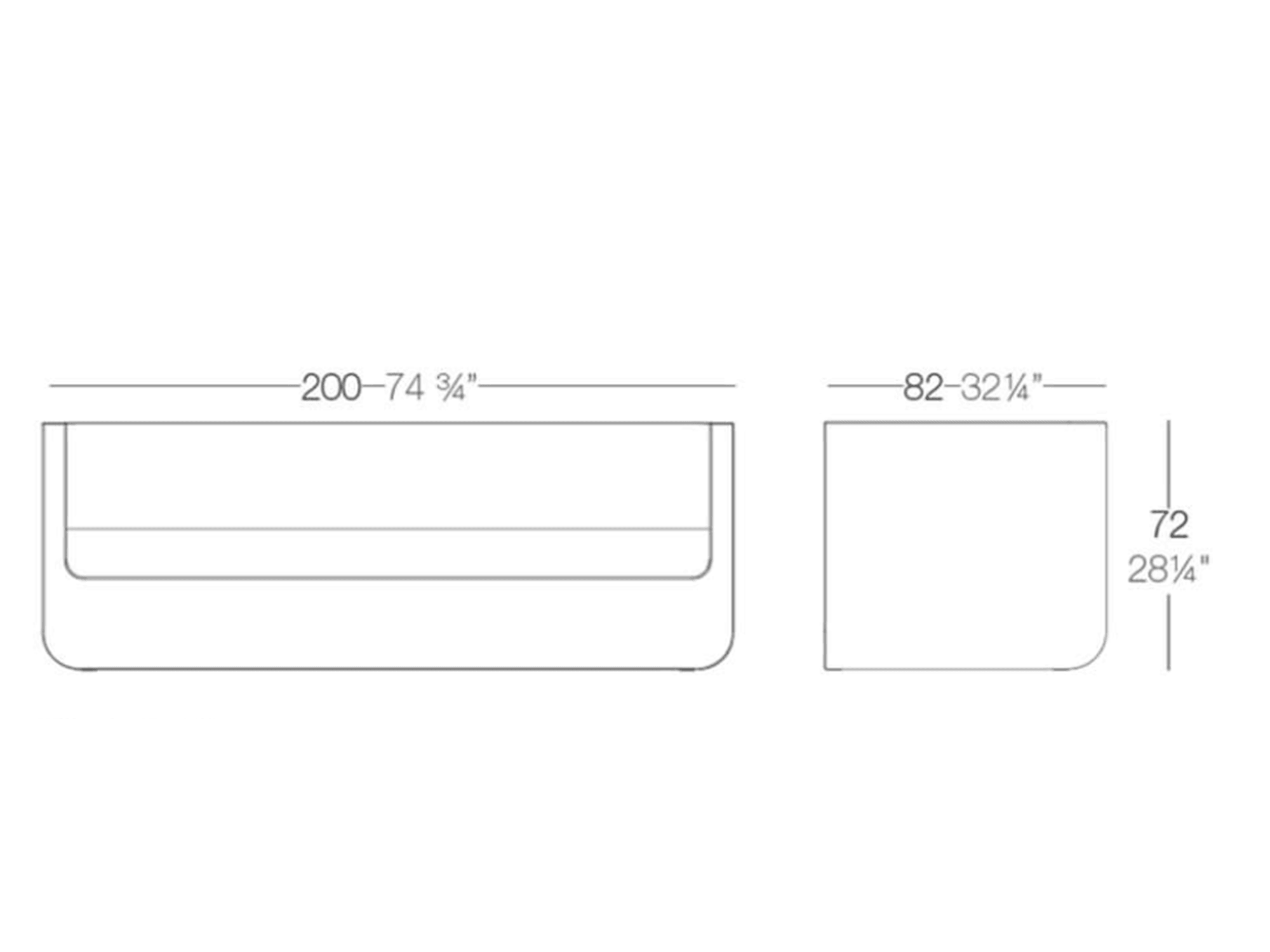 Ulm Outdoor Sofa By Vondom - Euro Living Furniture