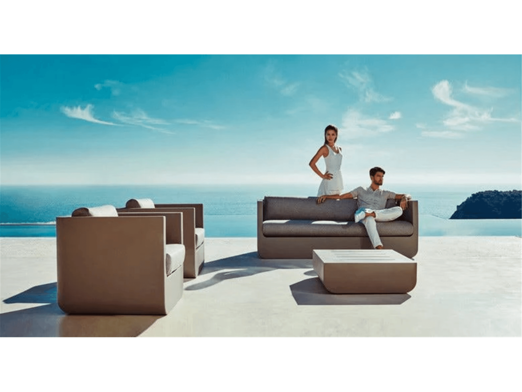 Ulm Outdoor Sofa By Vondom - Euro Living Furniture