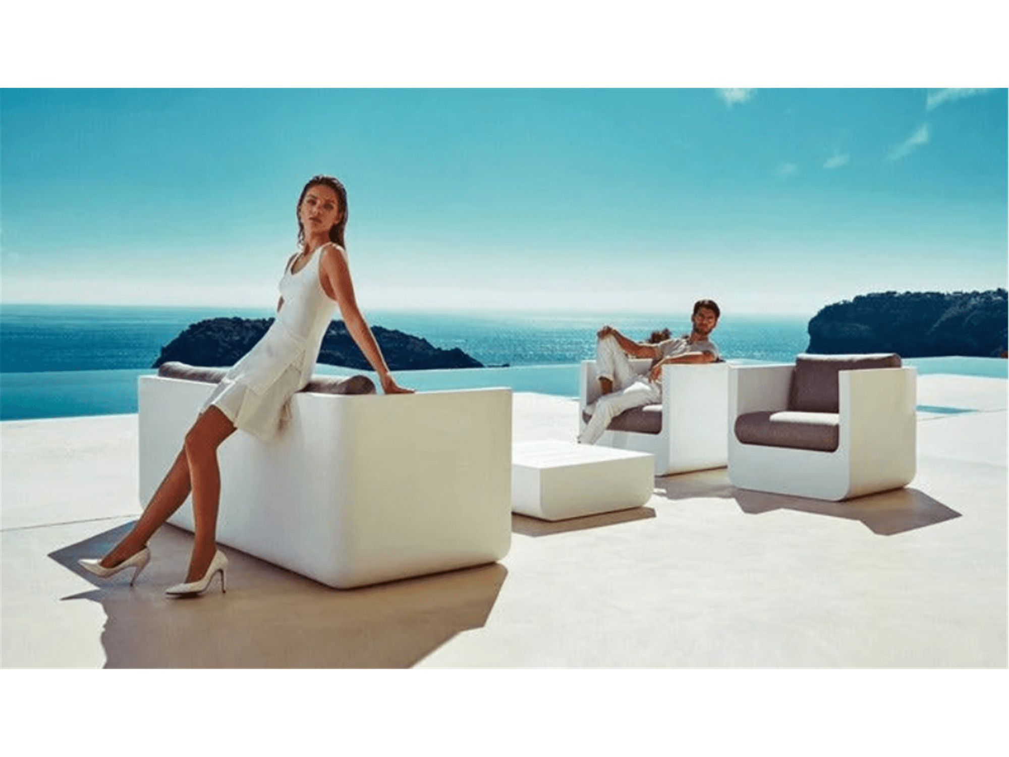 Ulm Outdoor Sofa By Vondom - Euro Living Furniture