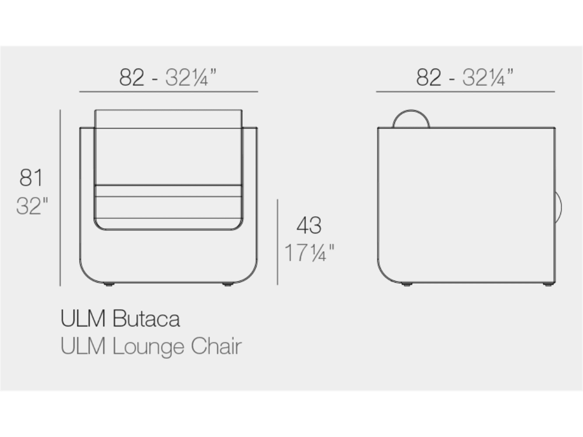 Ulm Outdoor Lounge Chair By Vondom - Euro Living Furniture
