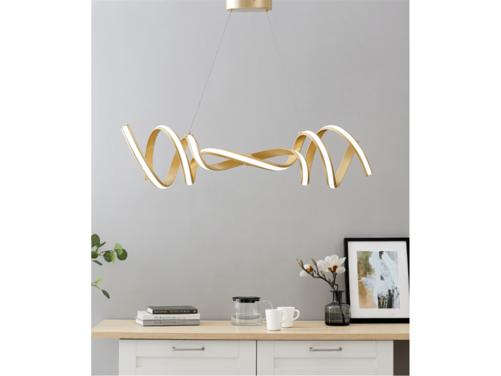 Munch Chandelier LED - Euro Living Furniture