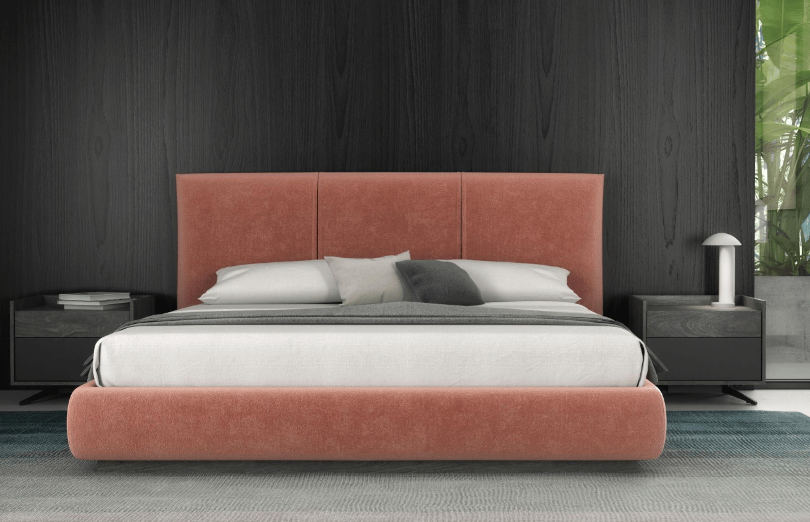 Laurent Bed King - Euro Living Furniture