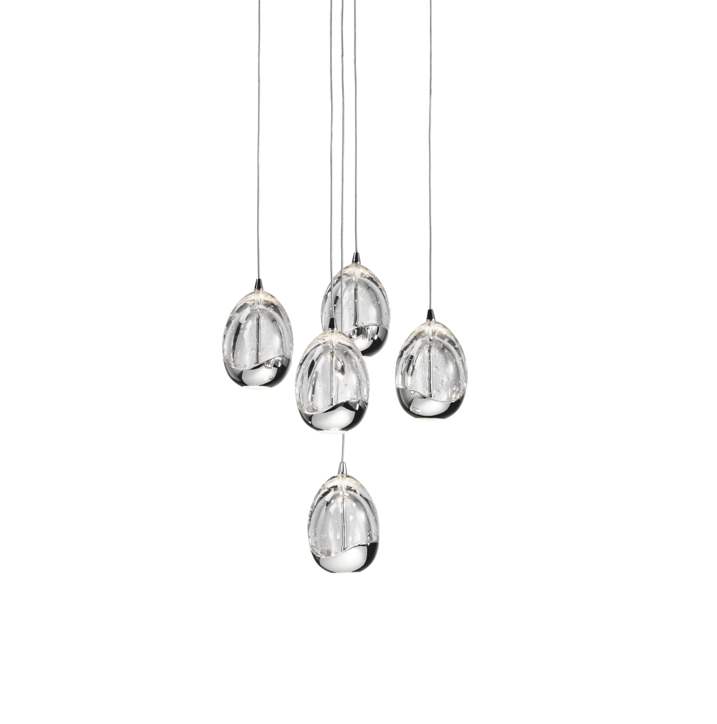 Lavinia™ – Model 83380 5-Light Mini Pendant Cluster - Euro Living Furniture