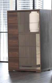 Tazio Collection - 5 Drawer Chest - Euro Living Furniture