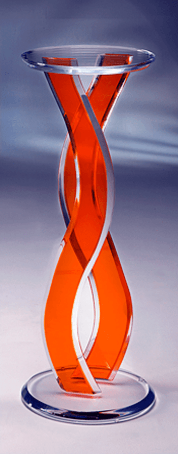 Wave Acrylic Pedestal - Euro Living Furniture