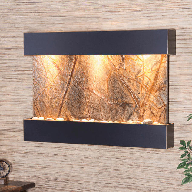 Reflection Waterfall - Black Frame - Euro Living Furniture