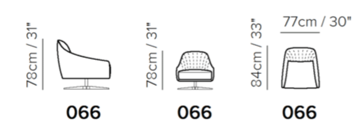 FELICIA CHAIR by NATUZZI - Euro Living Furniture