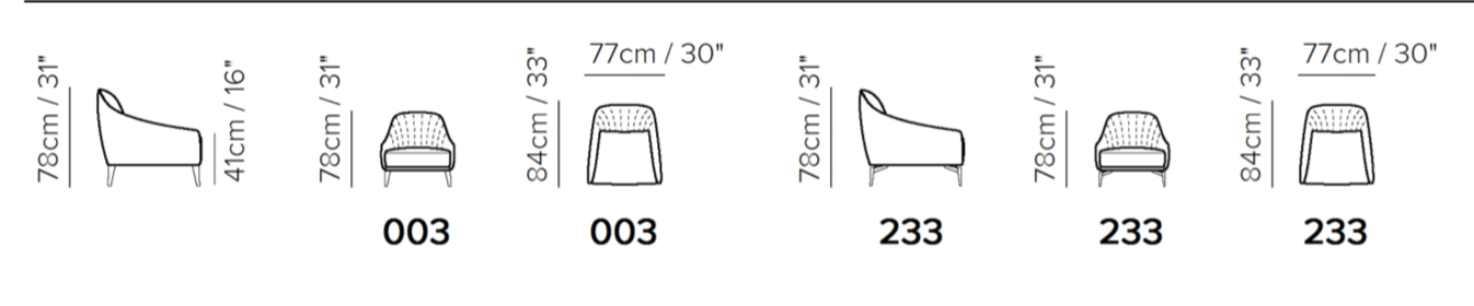 FELICIA CHAIR by NATUZZI - Euro Living Furniture