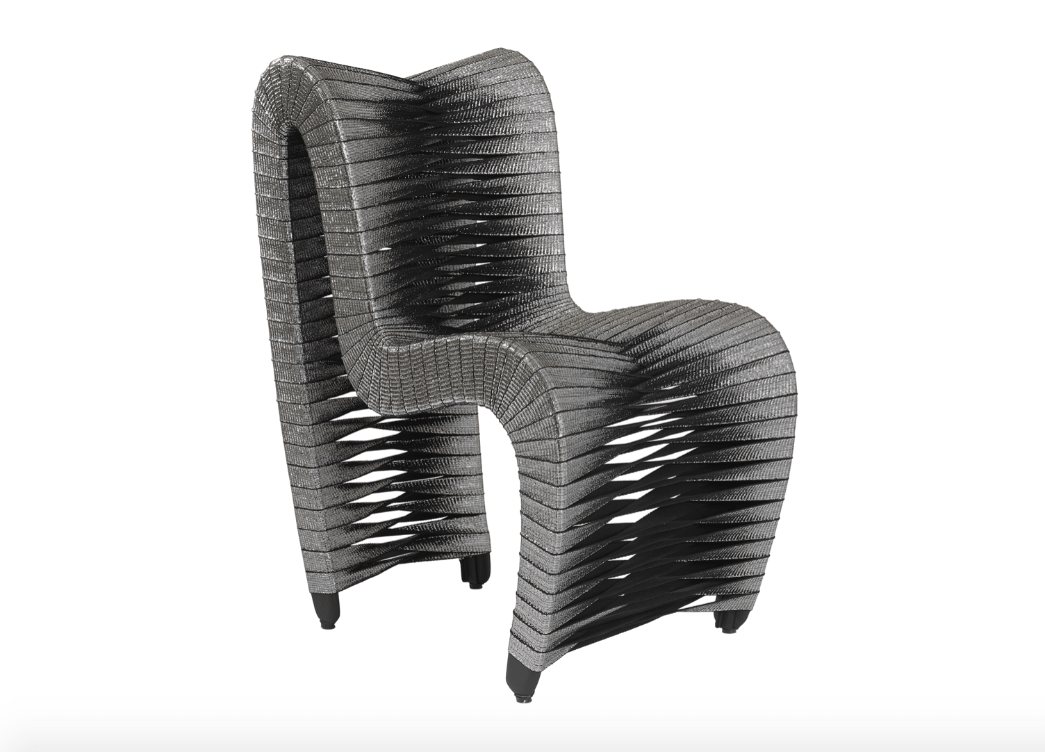 Seat Belt Dining Chair High Back - Euro Living Furniture