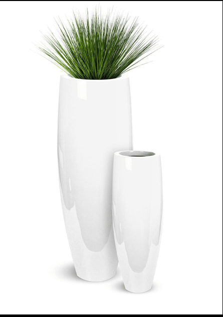 Lux Bullet Modern outdoor planter - Euro Living Furniture
