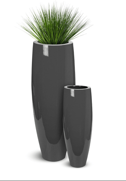 Lux Bullet Modern outdoor planter - Euro Living Furniture