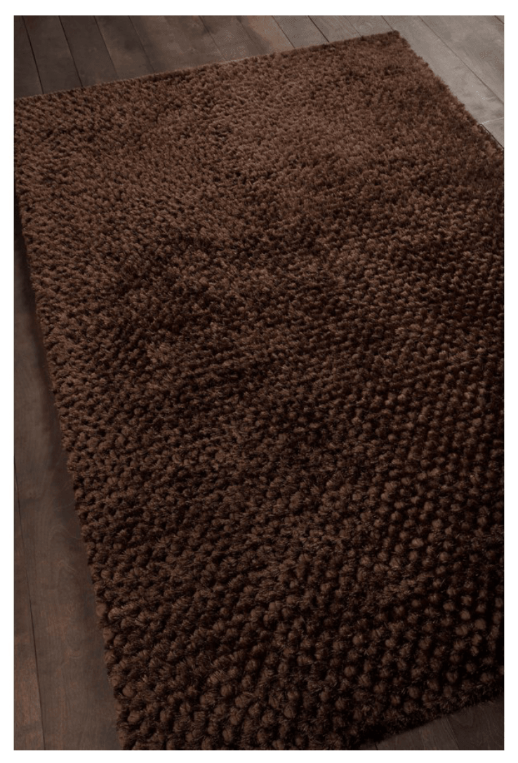 Cindy Pebble Shag - Brown - Euro Living Furniture