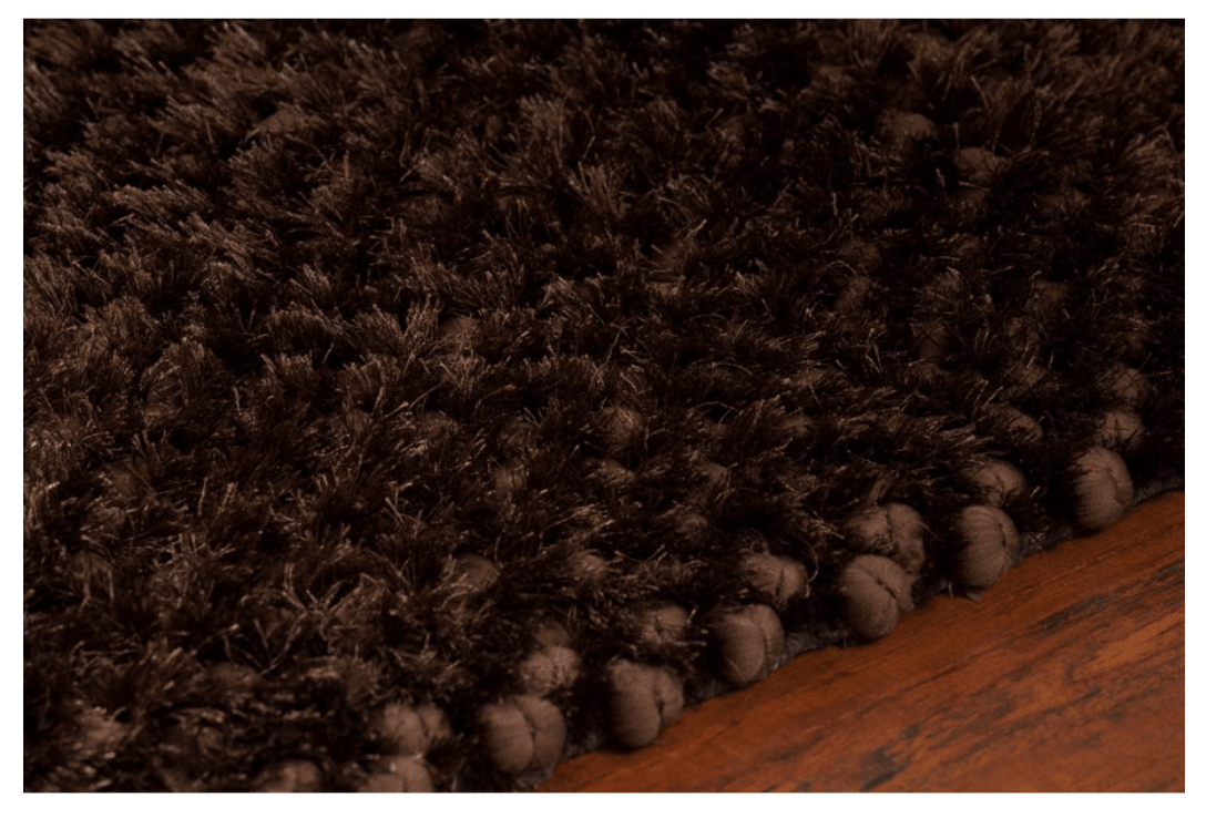 Cindy Pebble Shag - Brown - Euro Living Furniture