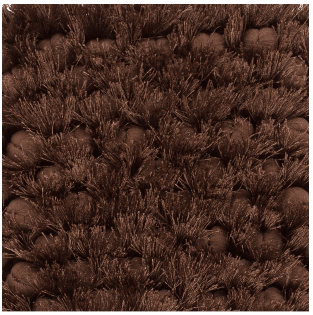 Cindy Pebble Shag - Brown - Euro Living Furniture