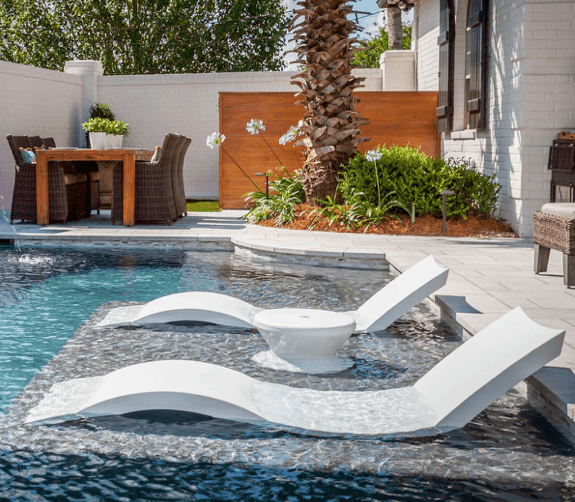InPool water lounger Euro Living Furniture