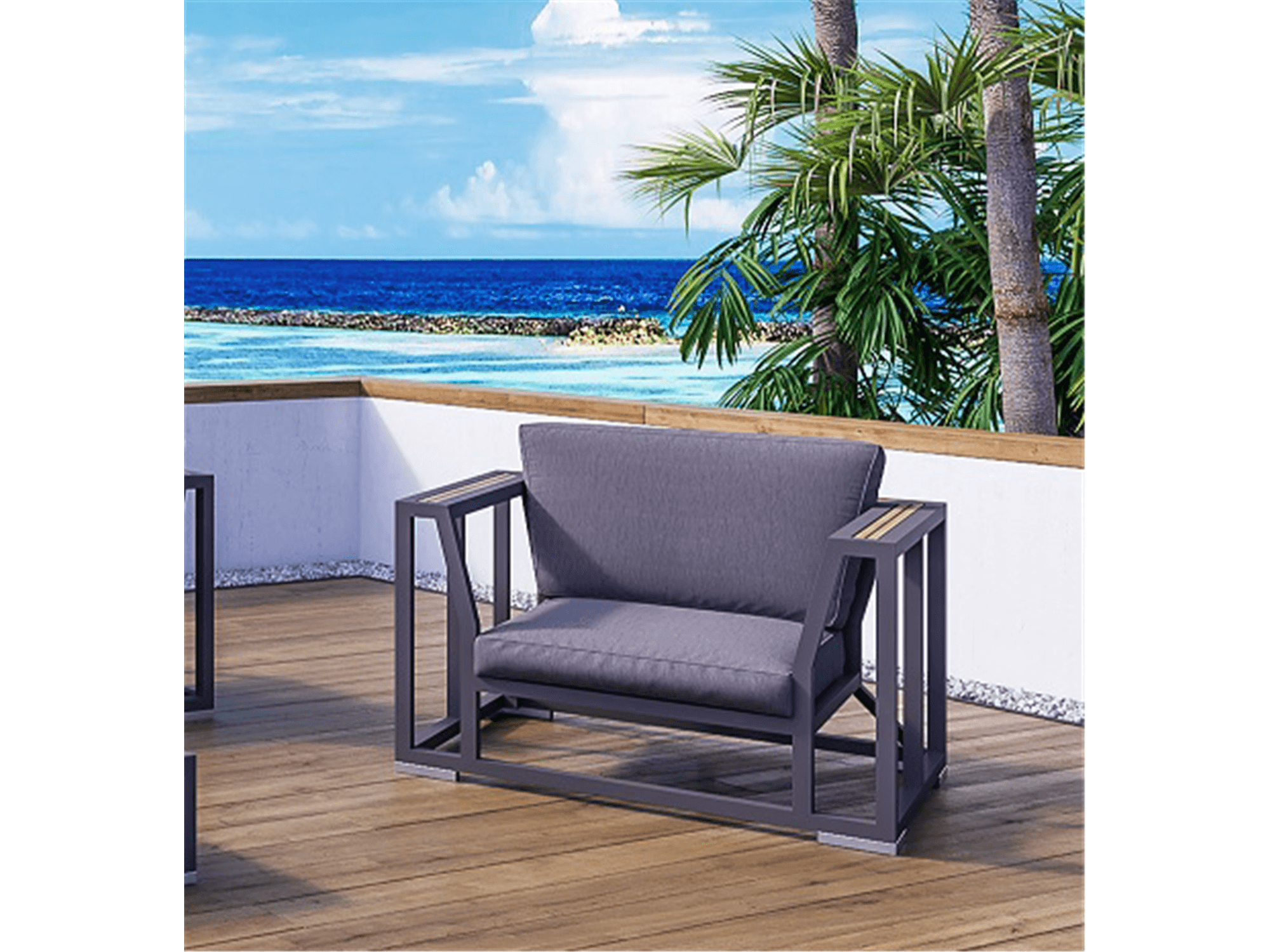 Brielle Outdoor Armchair - Euro Living Furniture