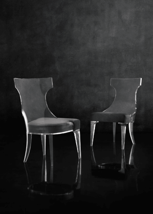 Tahila Acrylic Dining Chair by Benhardt - Euro Living Furniture