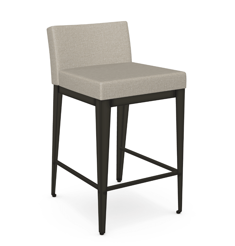 Ethan Stool in White - Euro Living Furniture