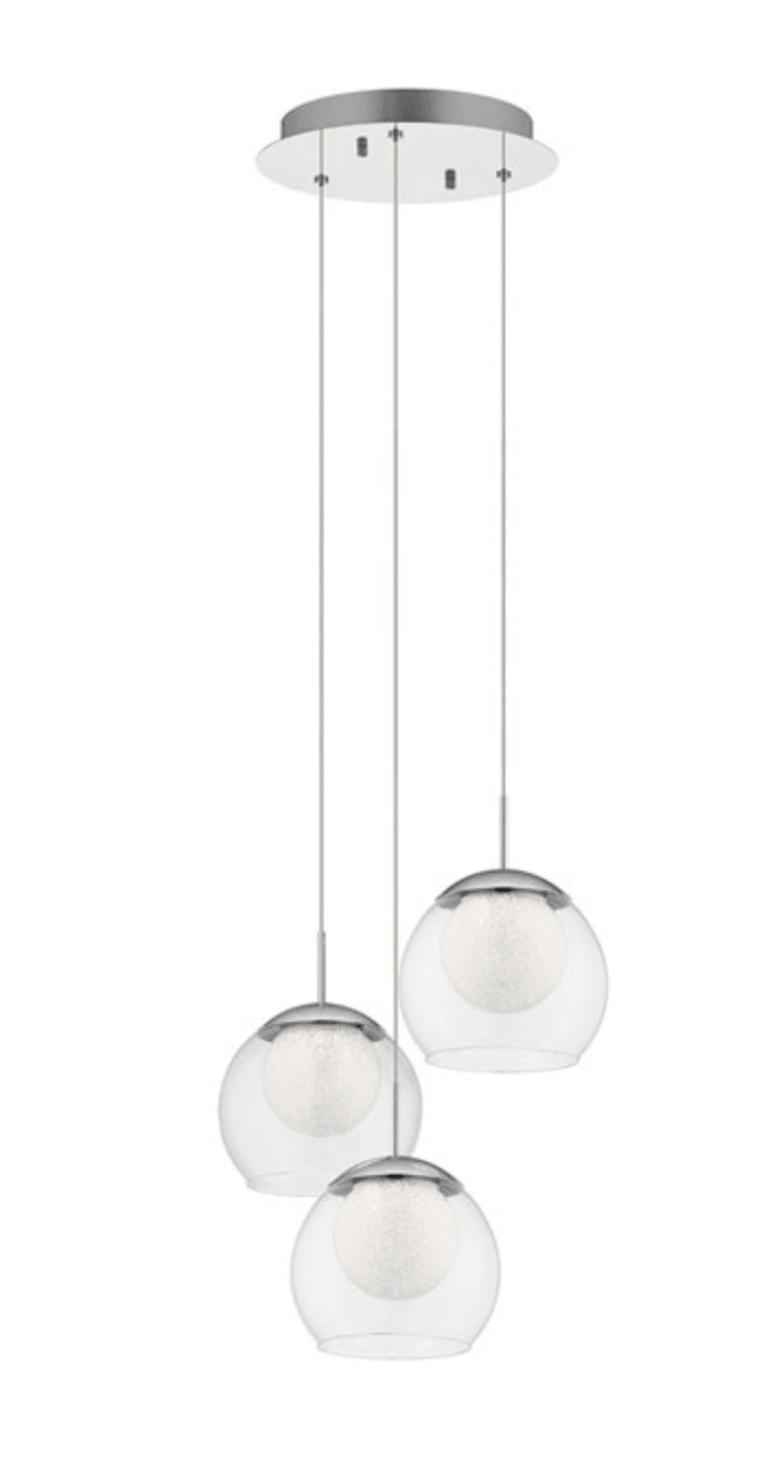 Lexi 3-Light Pendant - Euro Living Furniture