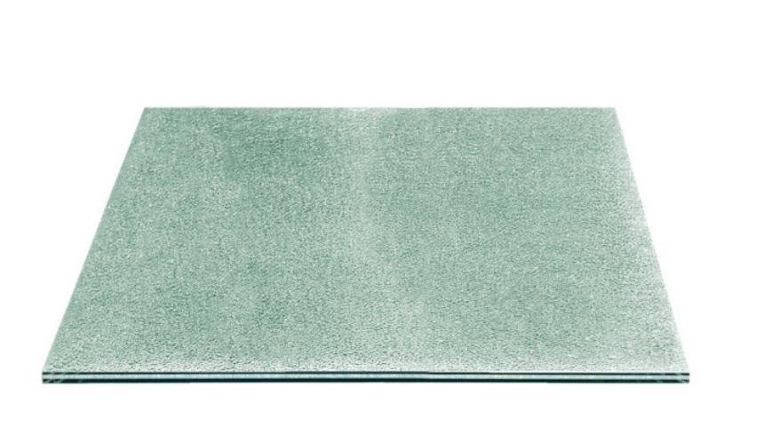 60" Square Crackled Glass Top - Euro Living Furniture