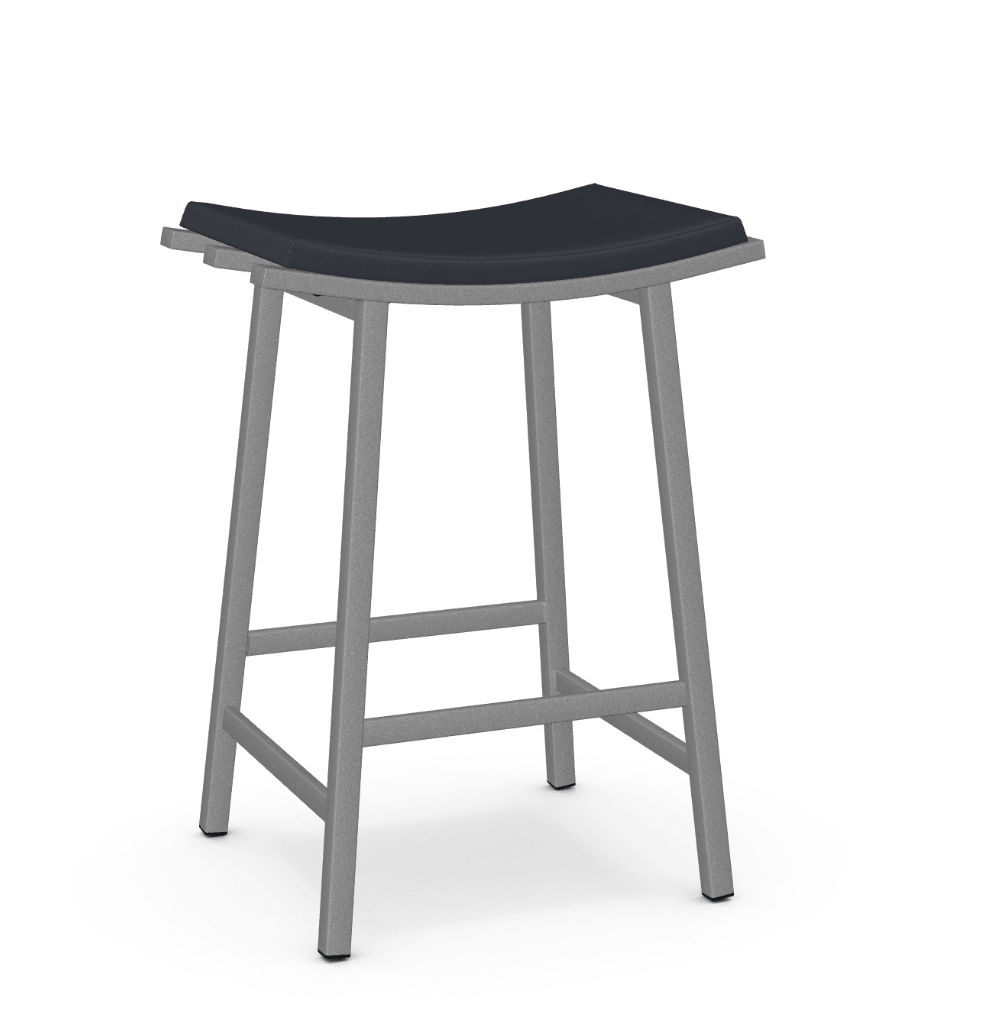 Nathan Stool / Navy Cushion - Euro Living Furniture