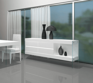 Float Modern Buffet - 72.5"W - Euro Living Furniture