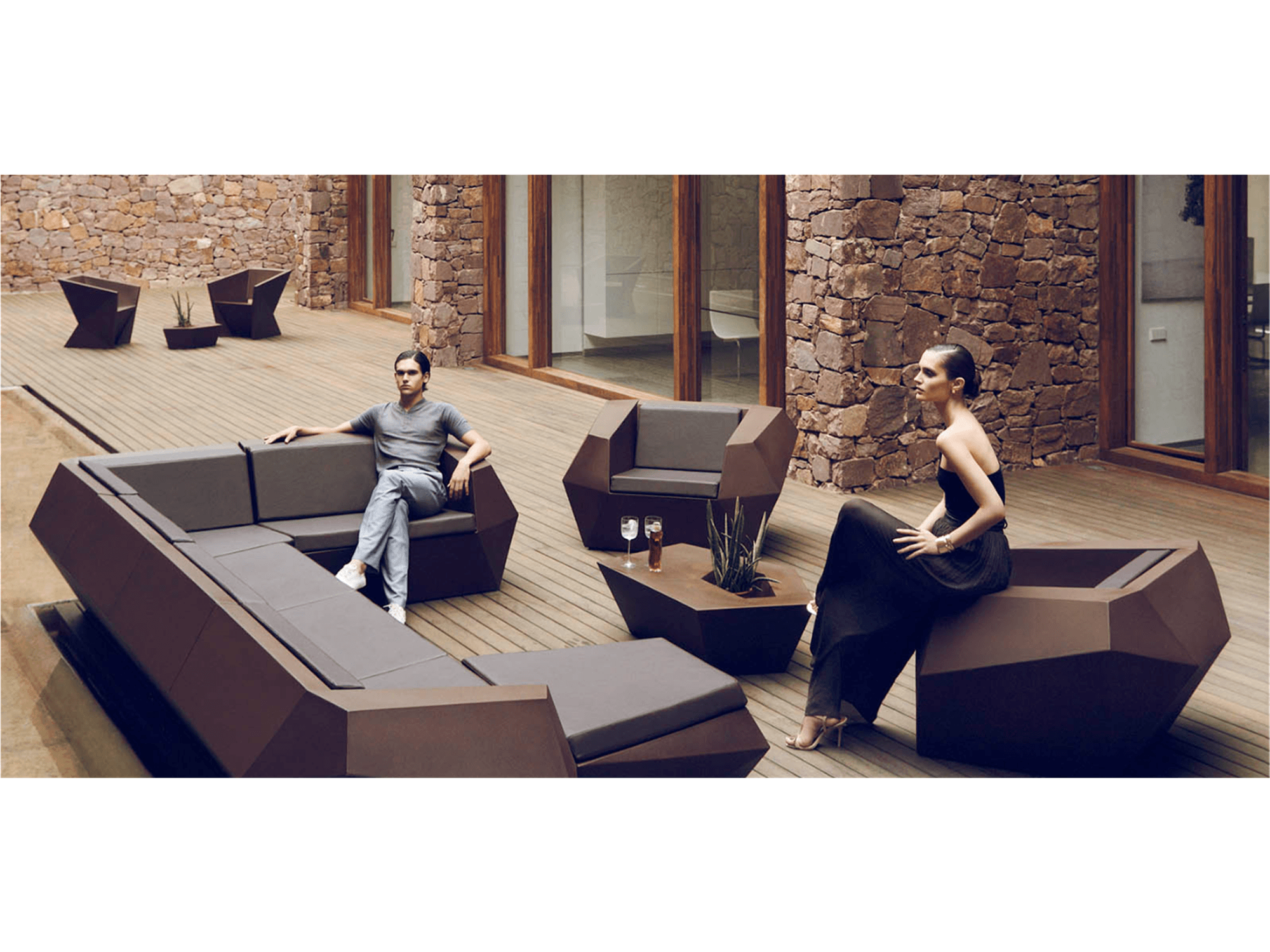 Faz Lounge Chair - Euro Living Furniture