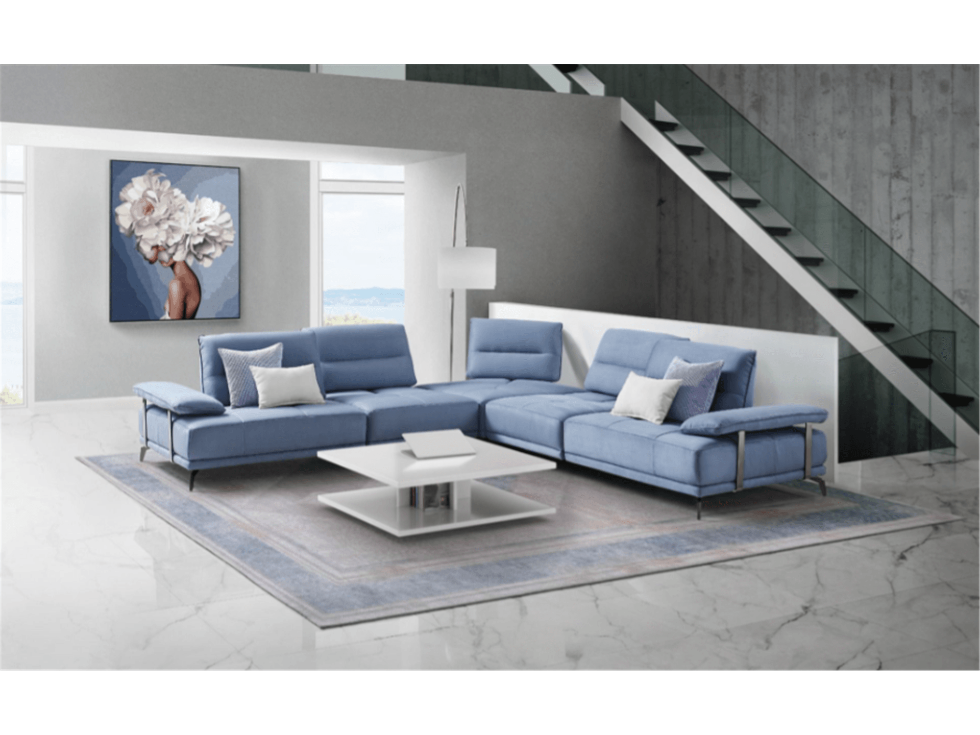 Estella Sectional Sofa - Euro Living Furniture